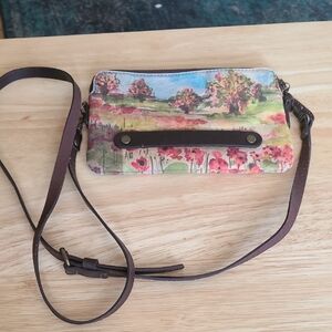 Floral Landscape Crossbody Bag